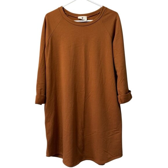 Betsey’s Boutique Women Long‎ Sleeve Heavy Dress Size Large Winter Teacher Comfy - Picture 1 of 9